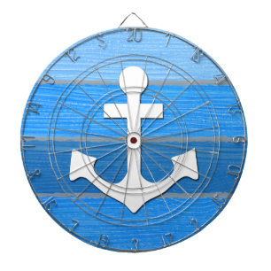 Nautical themed design dartboard