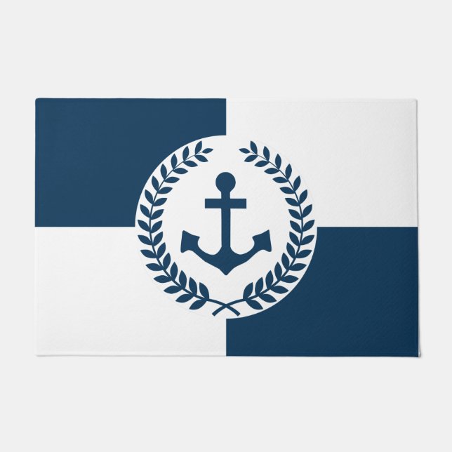 Nautical themed design doormat (Front)