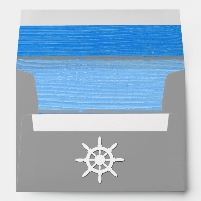 Nautical themed design envelopes (Back (Bottom))