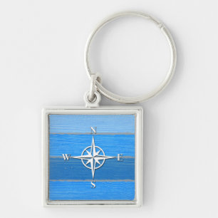 Nautical themed design keychain