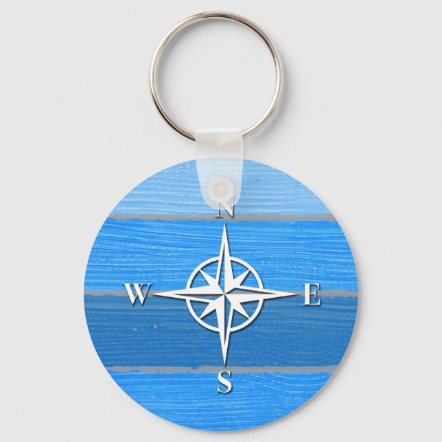 Nautical themed design keychain (Front)