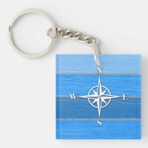 Nautical themed design keychain