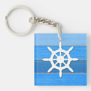 Nautical themed design keychain