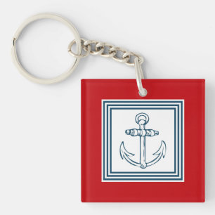 Nautical themed design keychain