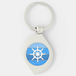 Nautical themed design keychain