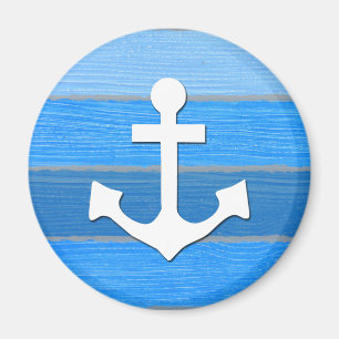 Nautical themed design magnet