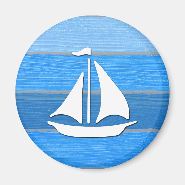 Nautical themed design magnet (Front)