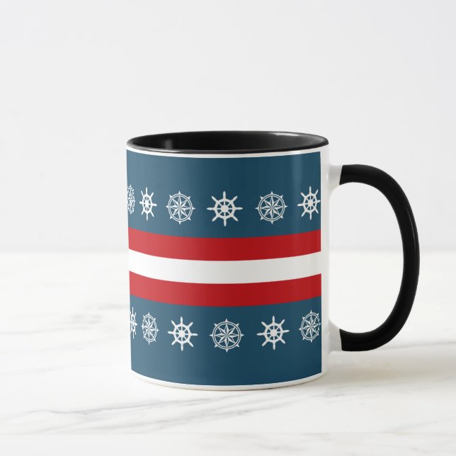 Nautical themed design mug (Right)