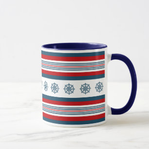 Nautical themed design mug