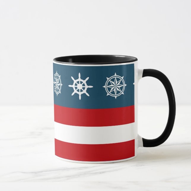 Nautical themed design mug (Right)