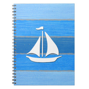Nautical themed design notebook