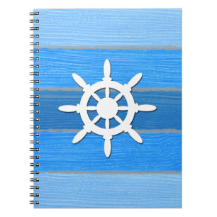 Nautical themed design notebook