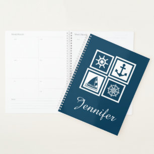 Nautical themed design planner