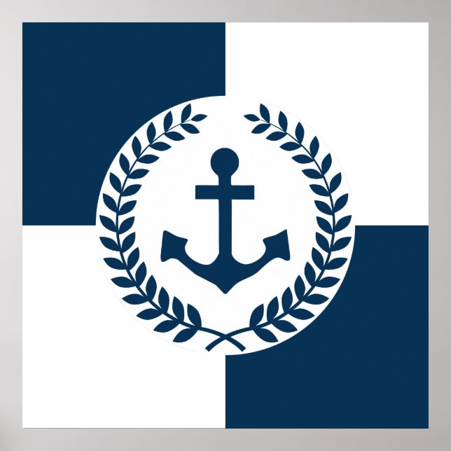 Nautical themed design poster (Front)