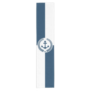 Nautical themed design short table runner