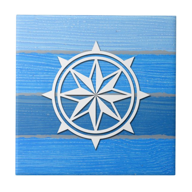 Nautical themed design tile (Front)