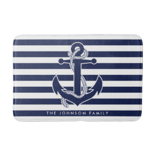 Nautical Themed Gifts Personalized Bath Mat