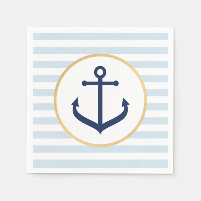 Nautical Themed Napkins (Front)