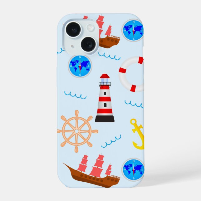 Nautical themed phone case (Back)