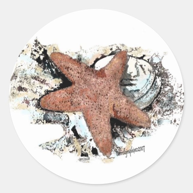 Nautical Themes Classic Round Sticker (Front)