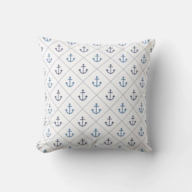 Nautical Throw Pillow (Front)