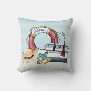 Nautical Throw Pillow