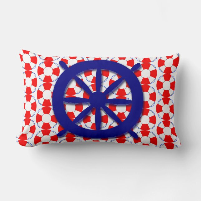 Nautical Throw Pillow (Front)