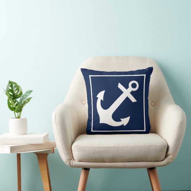 Nautical Throw Pillow (Chair)