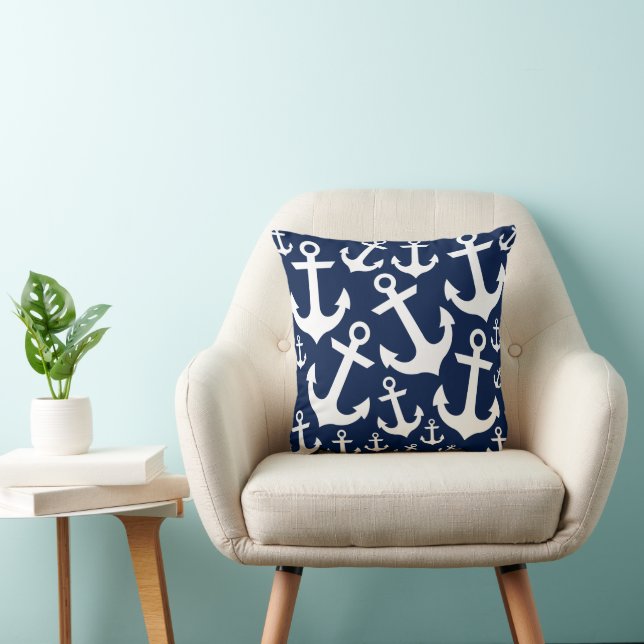 Nautical Throw Pillow (Chair)