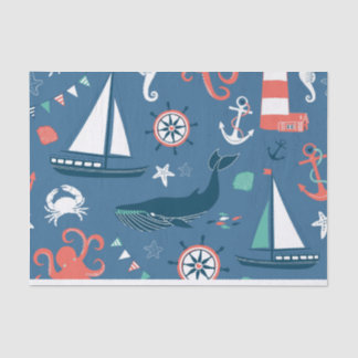 Nautical Tissue Wrapping Paper