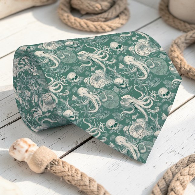 Nautical Toile Custom Necktie (Creator Uploaded)