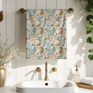 Nautical Towel Soft Pastel Hues for the Bathroom