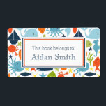 Nautical, Under the Sea Personalized Book<br><div class="desc">Matching items available at Noteworthy Printables.</div>