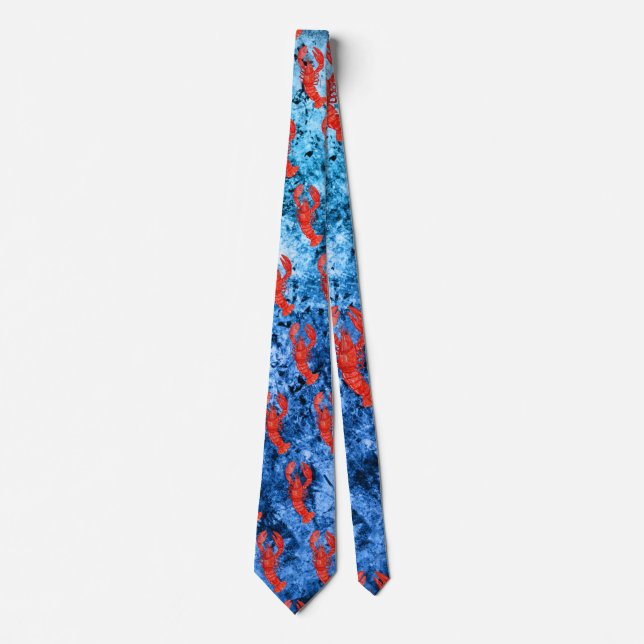 Nautical Waves Design 11 Tie (Front)