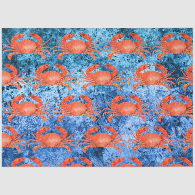 Nautical Waves Design 2 Tissue Paper (Front)