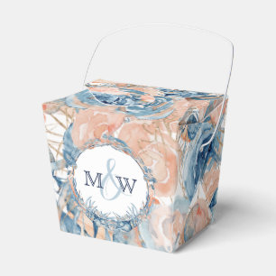 Nautical Wedding Beach Seashell and Rose Favor Box