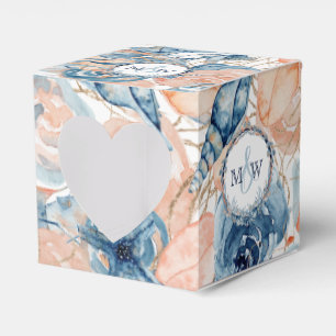 Nautical Wedding Beach Seashell Flowers  Favor Box