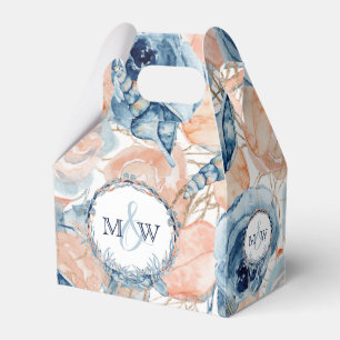 Nautical Wedding Beach Seashell Flowers  Favor Box