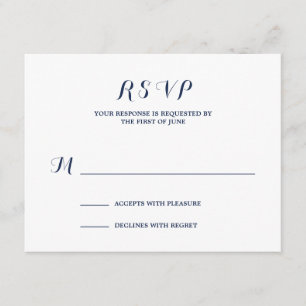 Nautical   Wedding Response Card