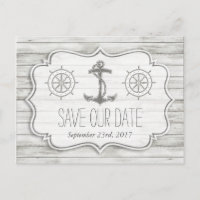 Nautical Whitewashed Wood Beach Wedding Collection