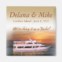 Nautical Yacht Destination Wedding Favour Keepsake