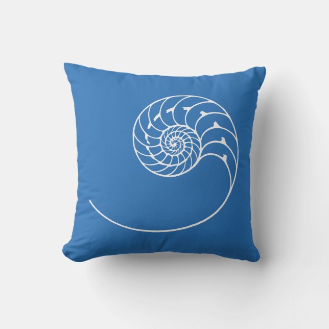 Nautilus 2 throw pillow (Front)