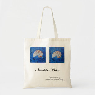 Nautilus Blue Tote Bag