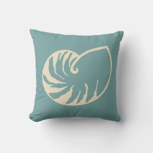 Nautilus de corail marin Coussin