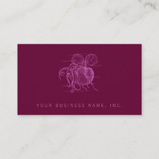 Nautilus (letterpress style) business card