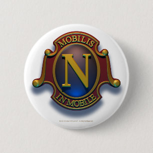 Nautilus N Shield by David McCamant 2 Inch Round Button