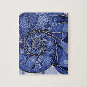 Nautilus Seashell Art Jigsaw Puzzle