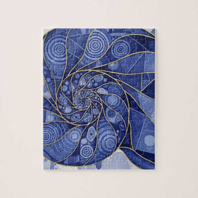 Nautilus Seashell Art Jigsaw Puzzle (Vertical)