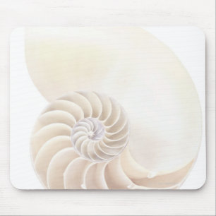 Nautilus shell, close-up mouse pad