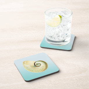 Nautilus shell coaster